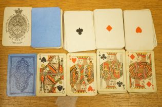 De La Rue & Co London early playing card set - 48