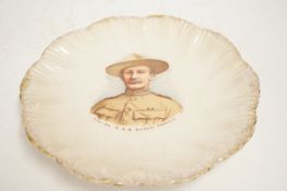 Lieut. -col.R.S.S baden/powell cabinet plate - ver