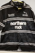 Newcastle falcons team signed shirt 2006/07 home s