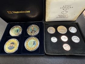 West minister collectable coins & royal Canadian m