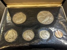 1974 sterling silver coinage of the British virgin