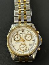 Tissot PR100 two tone swiss made quartz chronograp