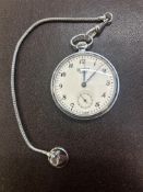Sekonda pocket watch with chain