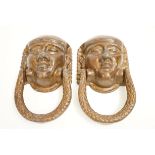 Pair of 1920's door knockers 15 cm possibly from b