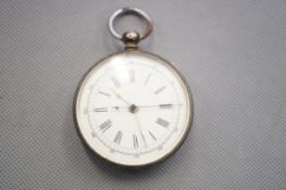 800 Grade silver pocket watch, ticking -possibly o