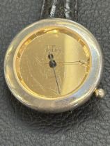 Large Pelex quartz watch with cello instrument han