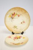 Royal Worcester 1512 cabinet plates & 1 other