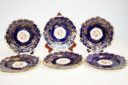 Royal Worcester hand painted cabinet plates specia