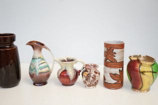 Collection of pottery to include West German