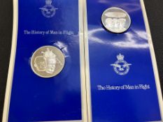 The history of man in flight John Pinches medalist