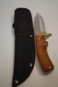 Hunters knife & sheath