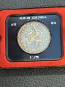 British columbia silver coin in presentation case