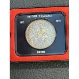 British columbia silver coin in presentation case