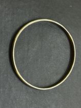 9ct Gold bangle Weight 27g