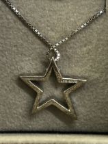 Silver/diamond hot diamonds necklace