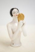 Art deco porcelain small mannequin Height 11 cm