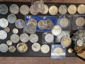Collection of British crowns & others