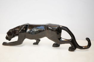 Anita Harris black panther signed in gold