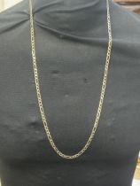 9ct Gold chain Length 68 cm Weight 15g