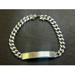 Silver ID bracelet Weight 31g