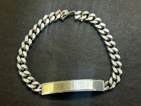 Silver ID bracelet Weight 31g