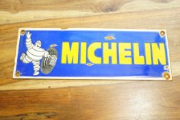 Enamel Michelin sign