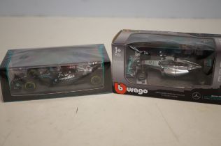 Burago F1 Mercedes formula 1 AMG Petronas model ve