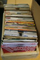 Box of single records to include 1950's & Martha R