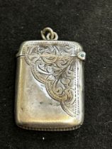 Silver vesta case