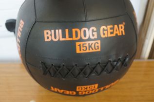 15KG medicine ball (Bulldog gear) As new