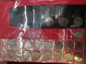 Collection of collectable 50'ps - 10GBP in face va