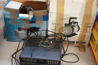 Vacuum pump x2 & communication receiver