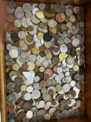 Large collection of world coins & tokens