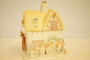 Lenox pottery snow white & 7 dwarfs cookie jar