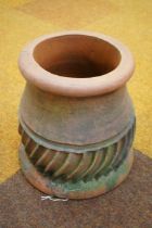 Terracotta rhubarb forcer