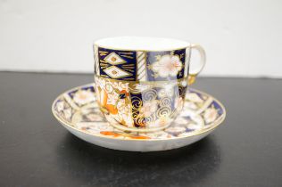 Crown derby Imari cup & saucer