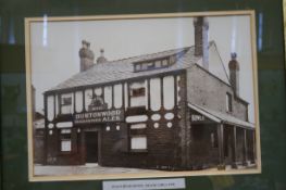 Framed photo of the Stags Head Pub Deane