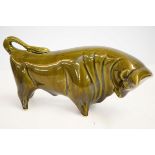 Picasso style ceramic bull 30cm