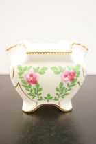 Minton hand painted square bowl