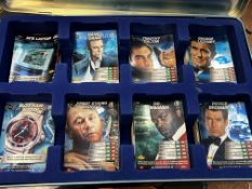 James Bon 007 spy card collection in collectors ti