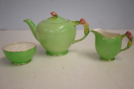 Royal Winton tea pot. jug and sugar bowl