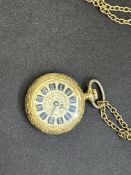 Lucerne fob watch with chain