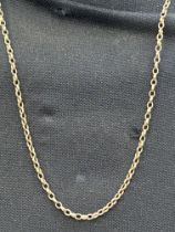9ct Gold necklace Length 60 cm Weight 12.9g