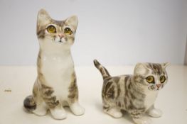 Winstanley cat and kitten 21cm