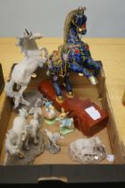 Collection of unicorn figures