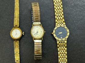 Services & 2 Rotary ladies wristwatches