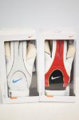 2x Pairs of Nike goalkeeper gloves grip3 with Grip