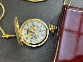 Sekonda pocket watch with original box