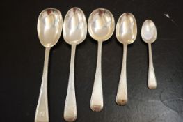 5 Silver spoons 300g