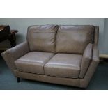 Good quality 2 seater leather settee